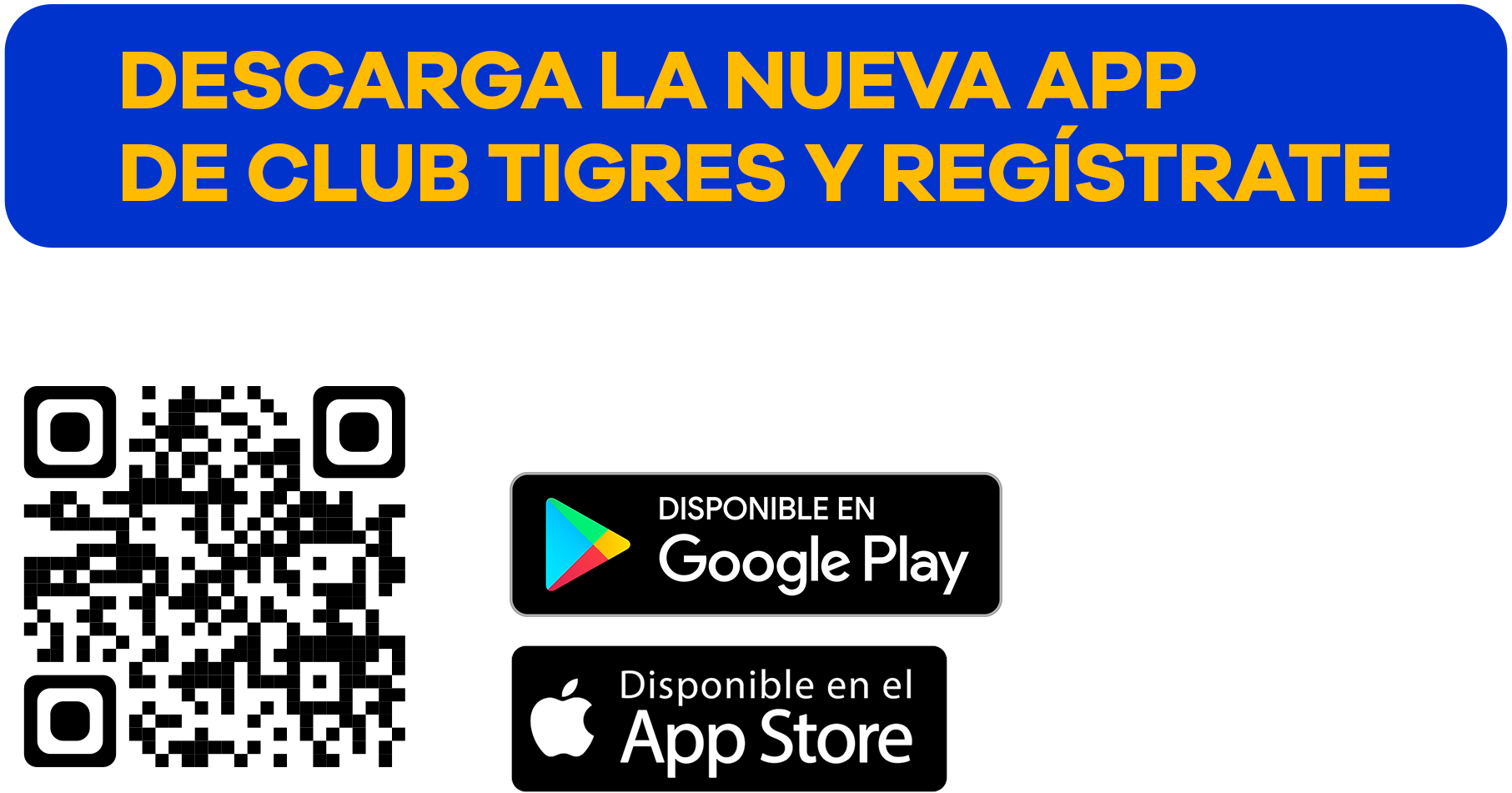Descarga la nueva app de Club Tigres y regístrate